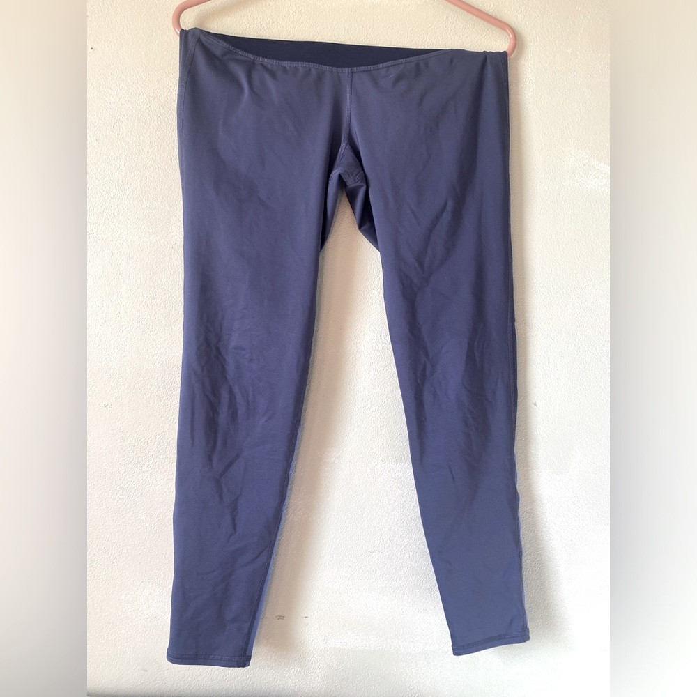 OLD NAVY ACTIVE woman’s leggings blue size Lg